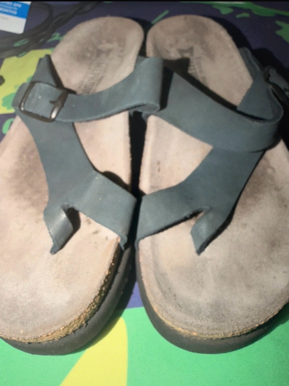 Mephisto Women's Helen Blue Sandals - Picture 2 of 7